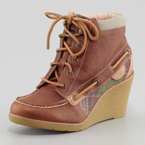 Sperry Top-Sider Heeled Leather Boots (Size 7 ½ M)